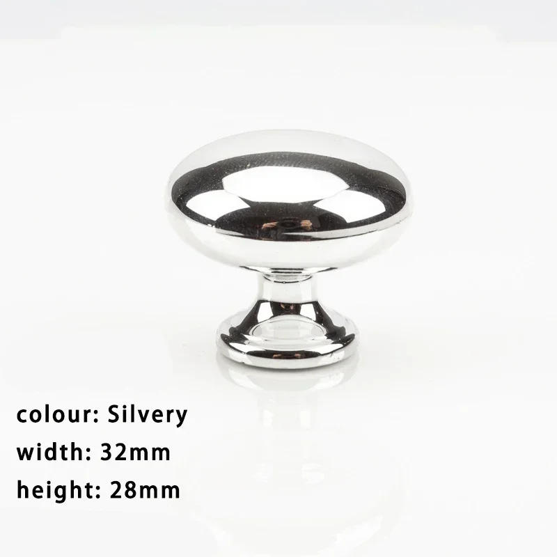 Description Picture 2 of item10pcs/set Round Cabinet Knobs Stainless Steel Drawer Knobs Kitchen Cupboard Pull Handles Furniture Hardware Accessory