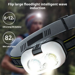 Headlamp Strong Light Super Bright Rechargeable Induction Long Battery Life Battery Night Fishing Head Mounted Climbing Light