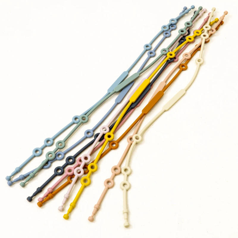 Description Picture 6 of itemBaby Pacifier Clips Soft Silicone Teething Chain Baby Toy Adjustable Infant Nipple Holder Dummy Clip  Stroller Baby Accessories