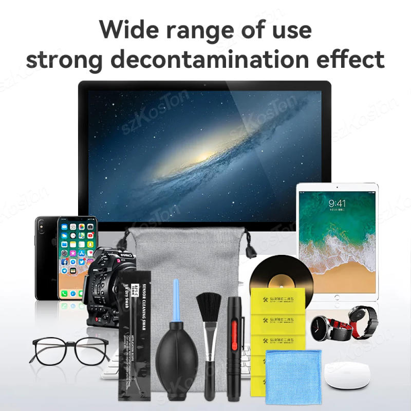 Description Picture 3 of itemProfessional DSLR Camera Cleaning Kit with Cleaning Swabs Microfiber Cloths Camera Cleaning Pen for Camera Lens Optical Lens