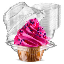 5pcs Cake Packaging Box Cupcake Muffin Container Pastry Dessert Holder for Wedding Birthday Party Decor Supplies Baby Shower