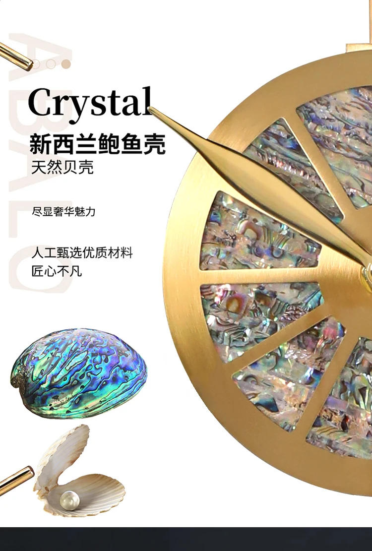 Description Picture 3 of itemMinimalist Glass Wall Clocks Modern Luxury Stylish Silent Wall Clocks Living Room Nordic Orologio Da Parete Home Decoration