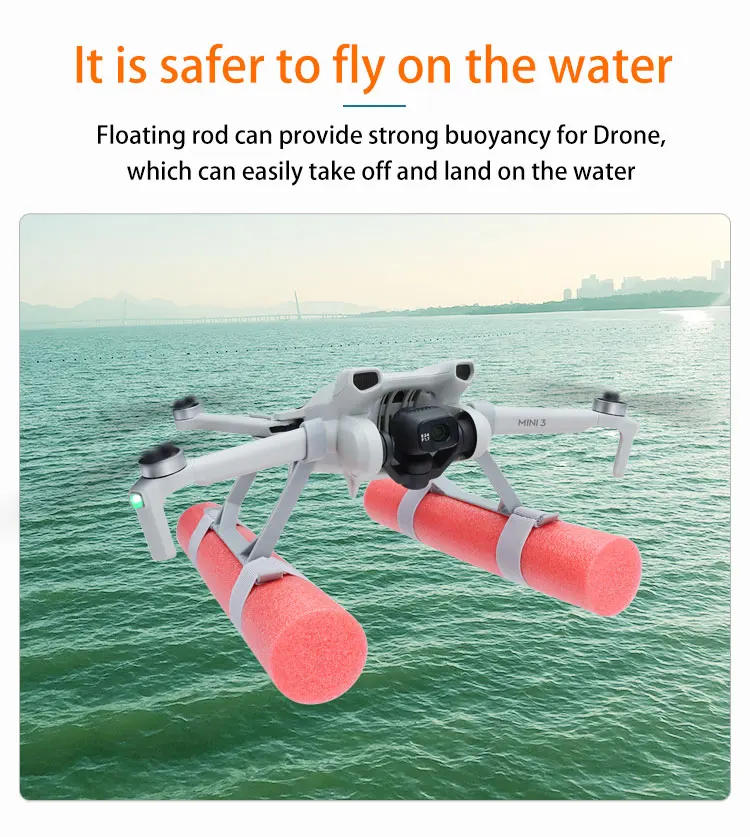 Description Picture 2 of itemLanding Gear Floating Water Kit for DJI Mini 4 Pro/Mini 3/Mini 3 Pro Training Damping Gear Expansion Leg Mini Drones Accessories