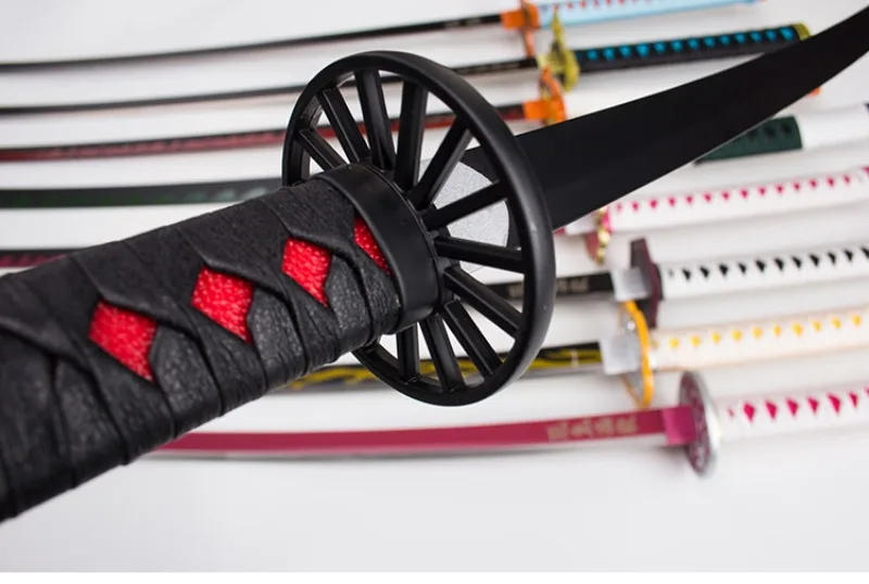 Description Picture 6 of item72/104cm Demon Slayer Shinobu Katana Kimetsu No Yaiba Tanjirou Cosplay Prop Ninja Knife Real Japanese Samurai Sword Kid Toy Gift