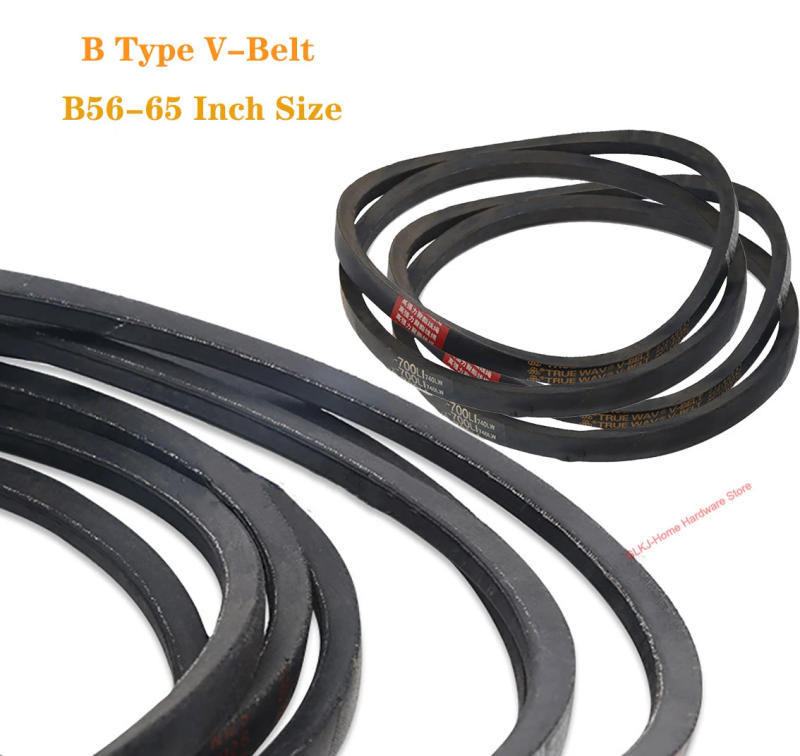 Description Picture 2 of item1Pcs B56/57/58-65 Inch Size B Type V-Belt Black Rubber Triangle Belt Industrial Agricultural Mechanical Transmission Belt