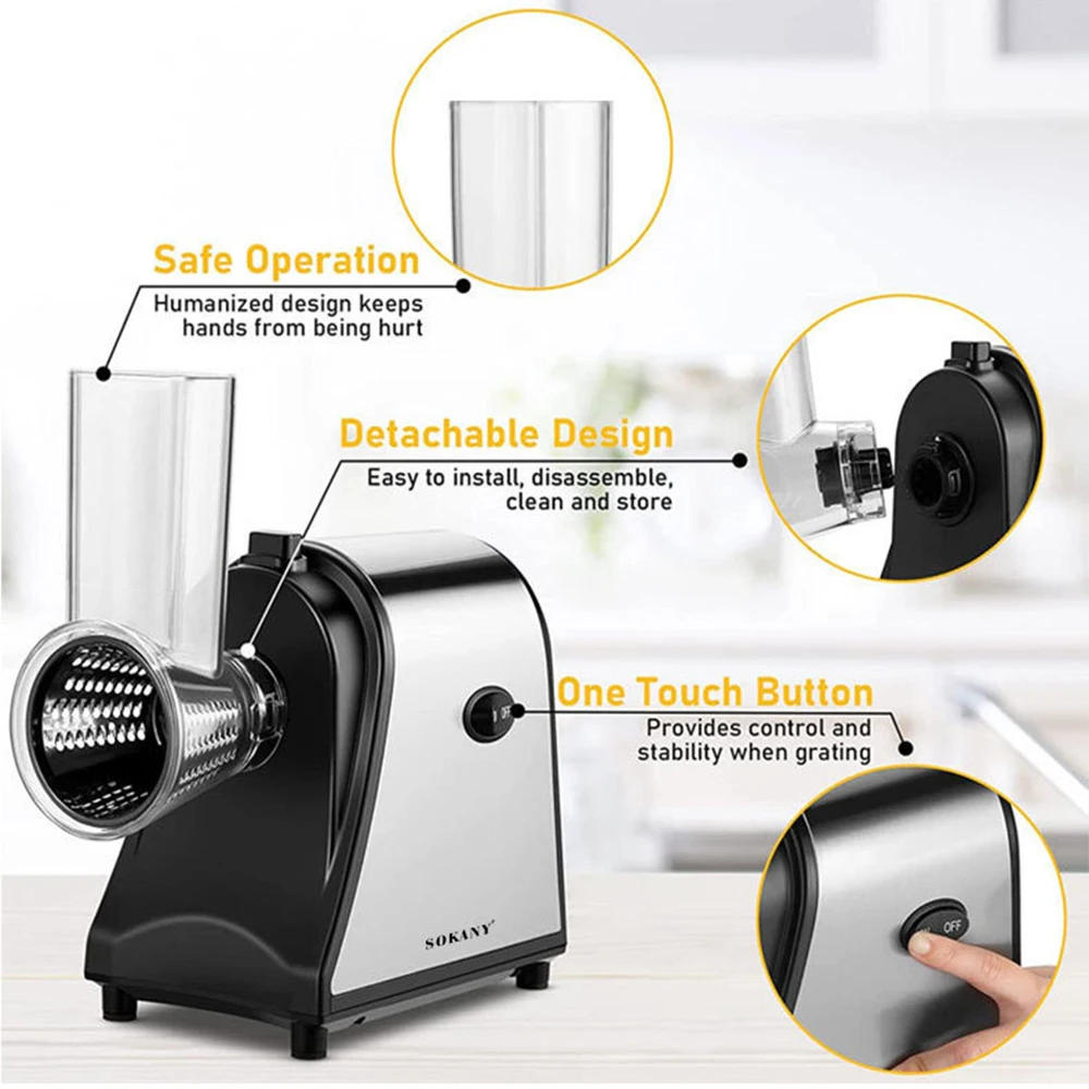 Description Picture 5 of itemMultifunctional Vegetable Slicer Chopper 6-in-1, Vegetable Slicer and Screwer, Kitchen Gadgets, Household Essentials