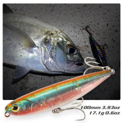 Hunthouse Floating Topwater Pencil Fishing Lure Hard Bait Surface WTD Wobblers Trolling 100/90/60mm Saltwater For Bass Tackle