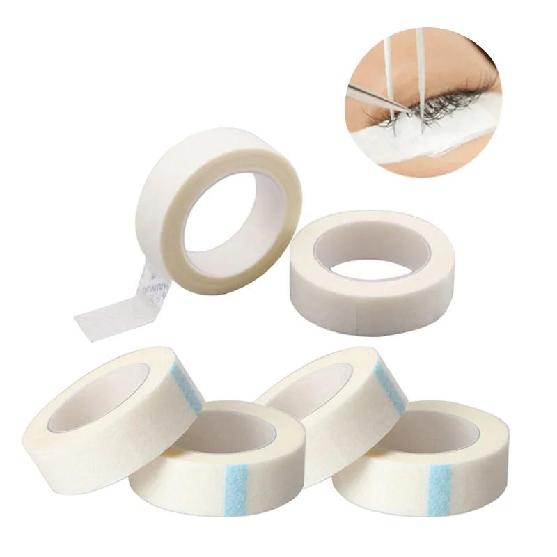 Description Picture 4 of item1/3/5/10Pcs Eyelash Extension Lint Breathable Non-woven Cloth Adhesive Tape Under Eye Paper Tape For Lashes Patch Makeup eyepads
