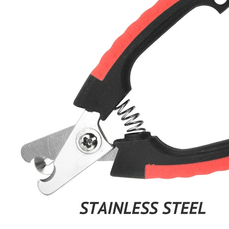 Description Picture 4 of itemNew Professional Pet Dog Nail Clipper Cutter Stainless Steel Grooming Scissors Clippers for Animals Dogs Cats Rabbit