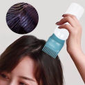 120ml Root Comb Applicator Bottle Squeeze Bottle Perming Tools with Graduated Scale Hair Dye Applicator Brush for Home Salon