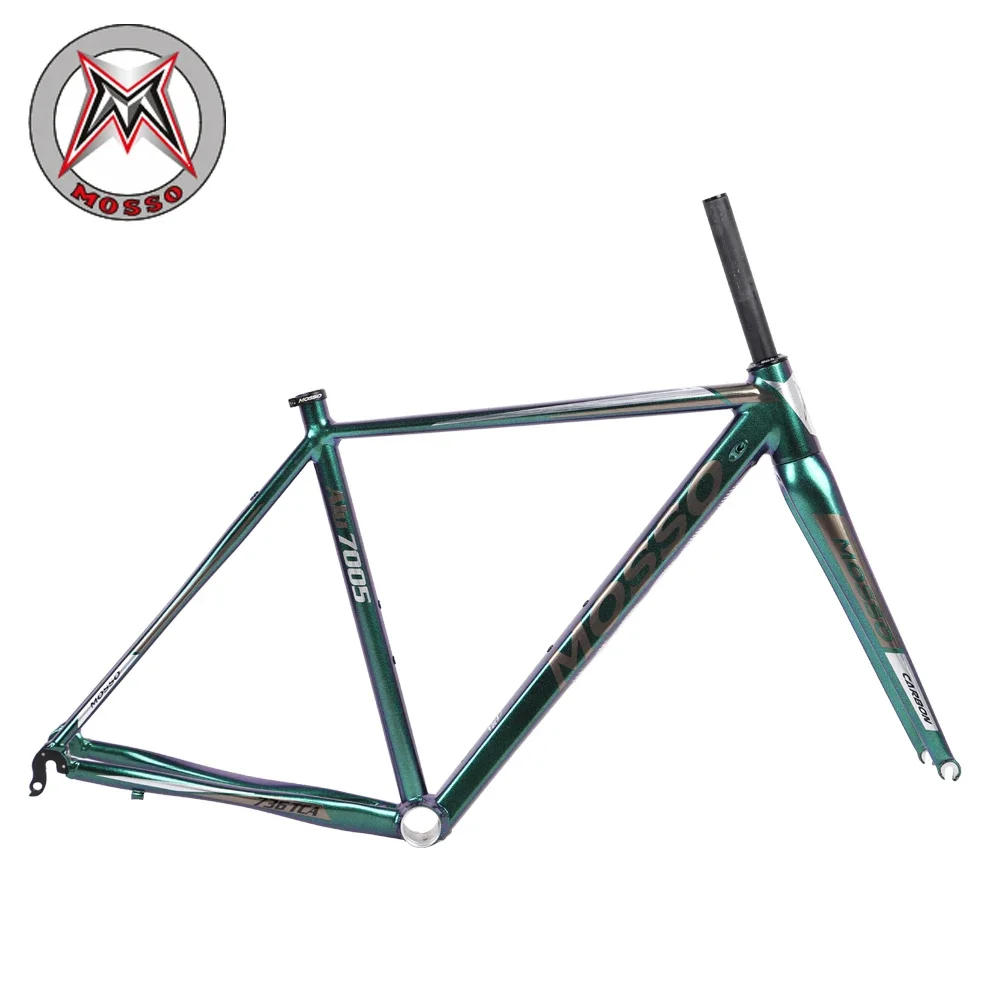 Description Picture 3 of itemMOSSO 736TCA Aluminum Alloy Road Bike Frame With Full Carbon Front Fork Ultra-light Frameset dpd xdb