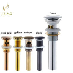 Brass Bathroom Lavatory Sink Pop Up Drain With/Without overflow bathroom parts faucet accessories