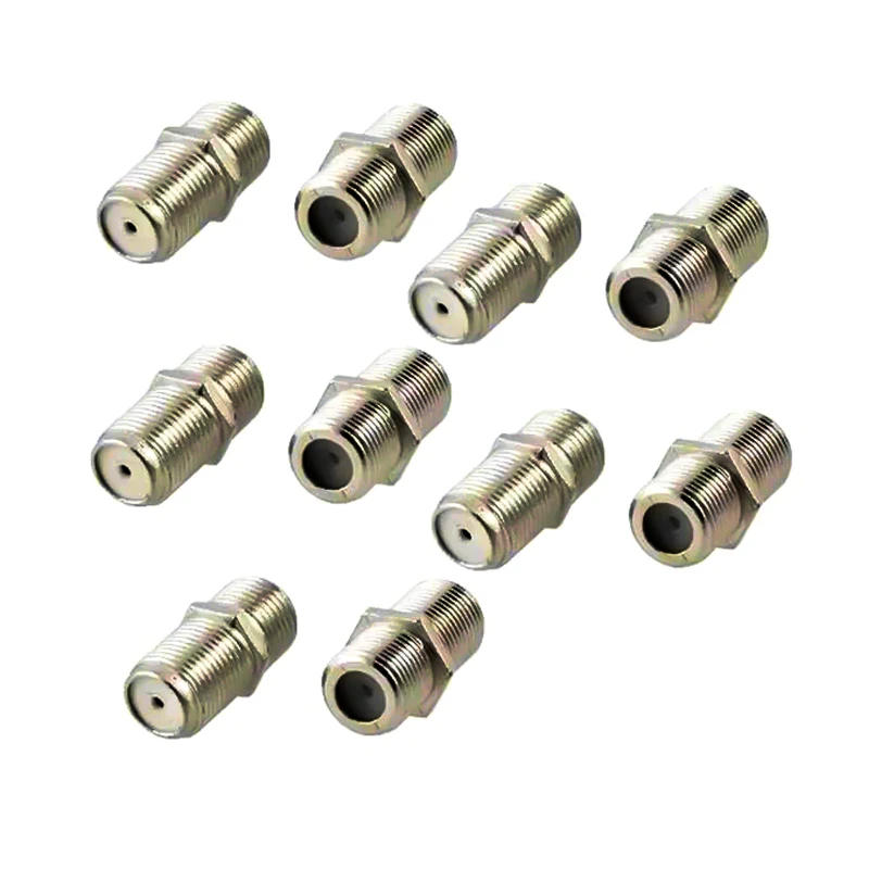 Description Picture 6 of item100Pcs Convenient F-type Adaptor Coupler F Female to F Female Adapter RG6 RG59 Coaxial Connecter Terminals for TV/Video