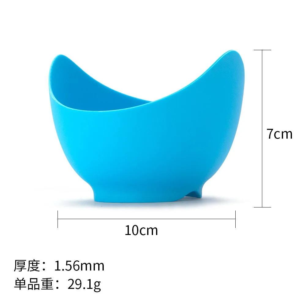 Description Picture 2 of itemSilicone Egg Poacher Cups Nonstick Egg Poaching Cups Poached Egg Cooker for Stove Top Microwave BPA Free with Extra Oil Brush