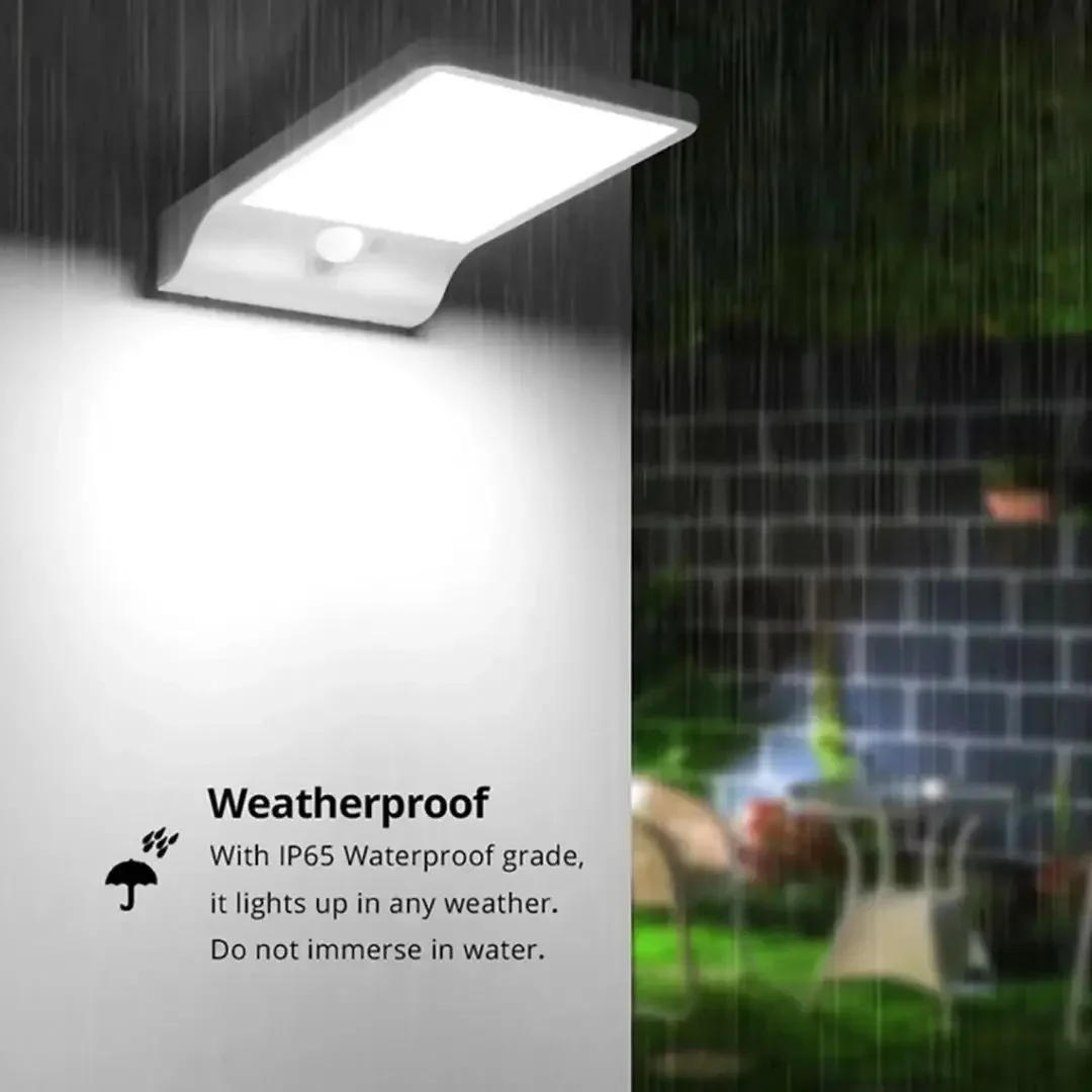 Description Picture 4 of item36/48LED with/Without Rod Solar Power Motion Sensor Garden Security Lamp Solar Lamp Outdoor Garden Wall Lamp Garden Decoration