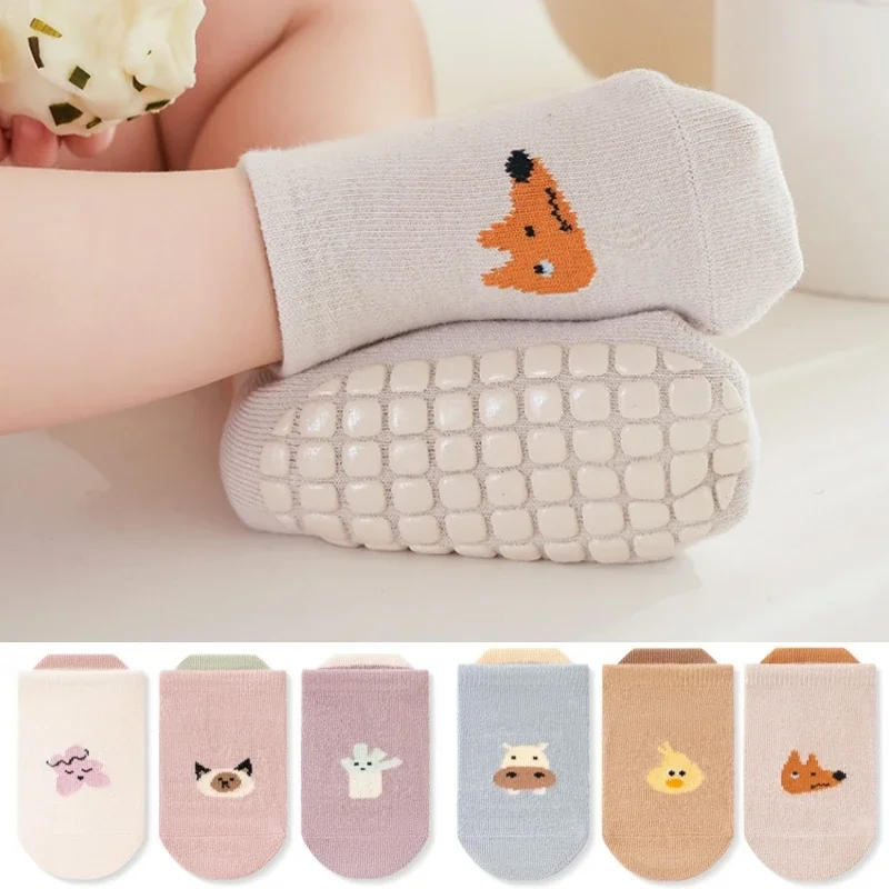Description Picture 2 of itemChildren Ankle Socks Boys Girls Trampoline Socks Cotton Soft Baby Comfortable Boat Sock Kids Floor Sport Clothing Accessories