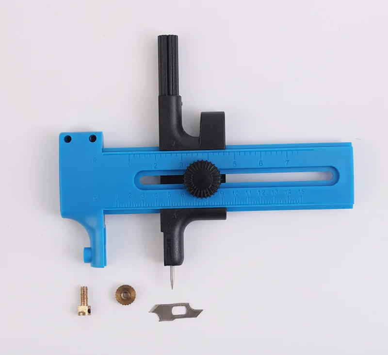 Description Picture 4 of item1pc Compass Cutter Adjustable Circular Cutting Tool for Making Fabric Crafts DIY Scrapbook Art Craft Tool Circle Paper Cutter