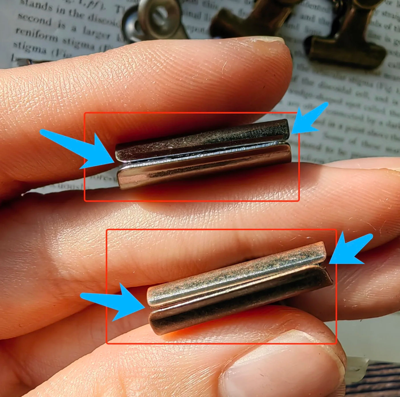 Description Picture 4 of item[MET005] Retro Clip Clamp Diy Embellishment Scrapbooking JunkJournal Handmade
