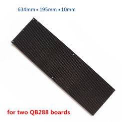 pre-drilled aluminum radiator 240w 320w heat sink for 2-3pcs QB288 quantum led boards