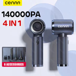 CENRR Car Vacuum Cleaner Strong Suction 140000PA Handheld Cleaner for Home Appliance Portable Wireless Cleaning Machine