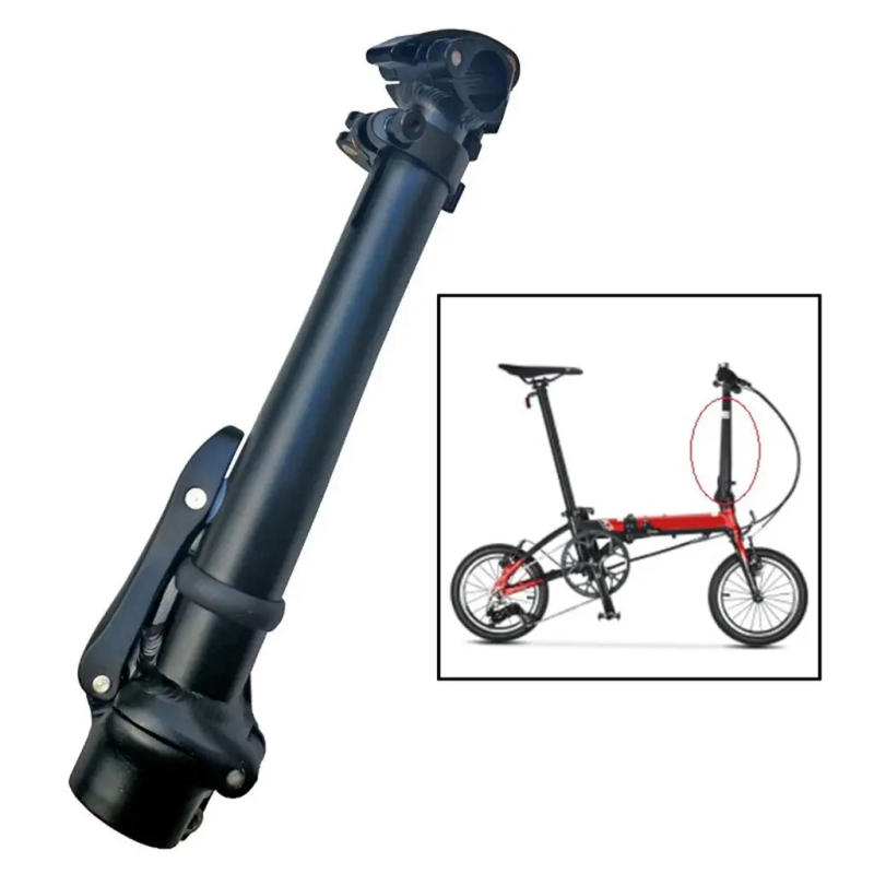 Description Picture 5 of itemFolding Bike Stem Riser Quick Release Adjustable Stem Handlebar Telescoping Stems Bike Accessories Replacements for Bicycle