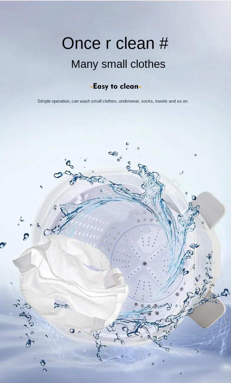 Description Picture 5 of itemHand-crank washing machine, manual dehydrator, small winter fitness laundry, portable and electricity-free