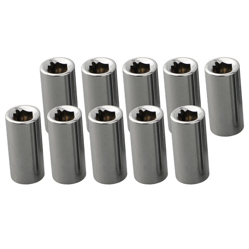 Description Picture 2 of item1/4/10pcs 1/4" Ratchet Drive Socket Adapter 6.3mm Square Drive To 1/4" Hex Shank Socket Bit Converter Screwdriver Holder Adapter
