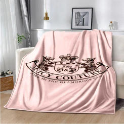 3D Print Fashion J-juicy-couture flannel Blanket Soft Comfortable  Home Decorate Bedroom Living Room Sofa Beds s