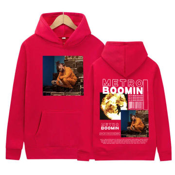 Rapper Metro Boomin Music Album Hoodie Men's Hip Hop Gothic Retro Pullover Sweatshirt Unisex Fashion Oversized Hooded Streetwear