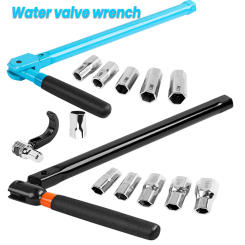 Faucet Wrench Hand Tools Plumber Socket Wrench Sink Basin Tap Back Installation Tool 6/8Pcs for Bathroom Faucet Wrench Set