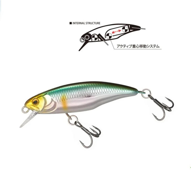 Description Picture 6 of itemJapan Hot Model Sinking Minnow Fishing Lures 52mm 4.5g Jerkbait Bass Pike Carkbait Wobblers Swimbait Professional Hard Bait