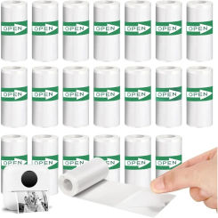 Thermal Sticker Paper Self-adhesive Printer Paper 20PCS Mini Printer Paper Photo Printer Labels For Photos Notes 5.7 x 2.5cm