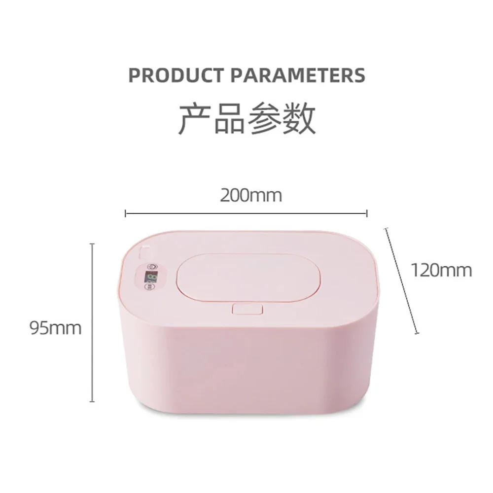 Description Picture 5 of itemSmart Baby Wipe Warmer Wipes Dispenser Heater Temperature Adjustable Wet Towel Napkin Heating Box Home/car Use Wipe Warmer Case