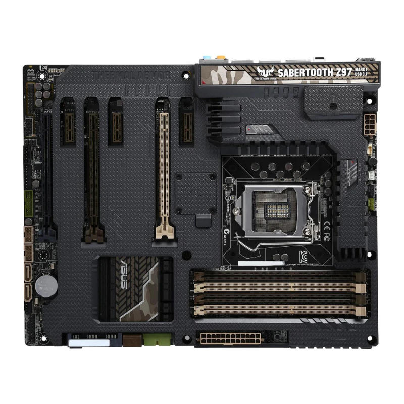 Description Picture 3 of itemASUS SABERTOOTH Z97 MARK 1/USB3.1 LGA1150 Socket Support 4th/5th Gen Intel Core i7/i5/i3/Pentium/Celeron 4xDDR3 Z97 Mainboard