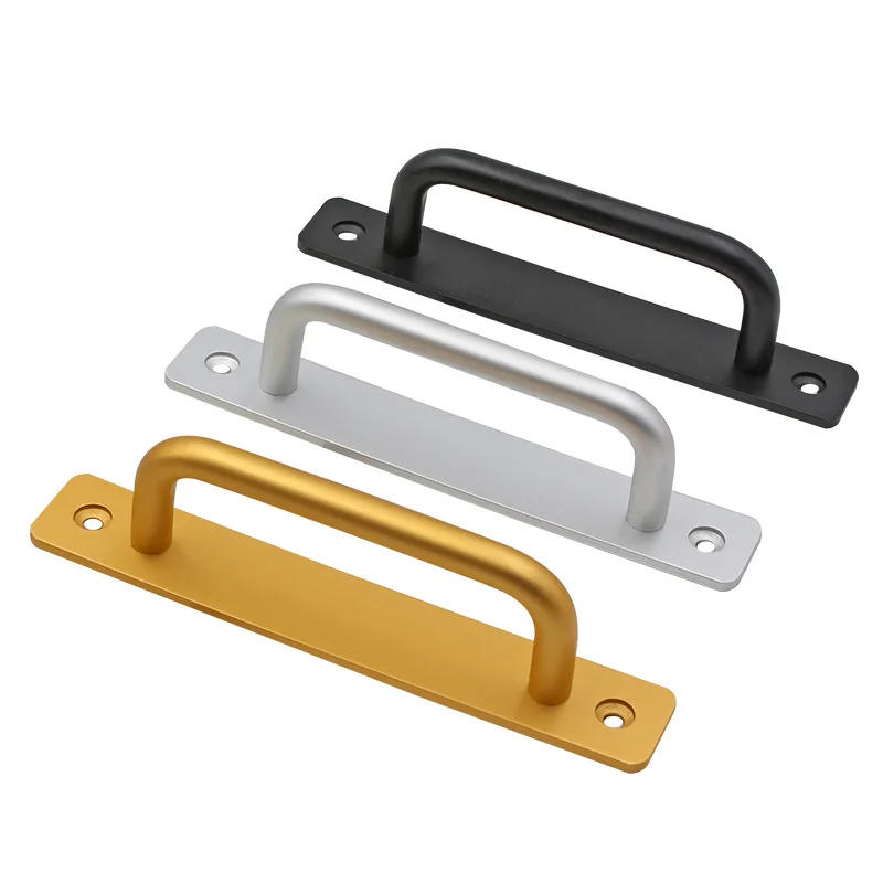 Description Picture 2 of itemSliding Knurled Handles For Furniture Aluminum Accessories Door Handle And Window pull 128mm 10Pcs/set