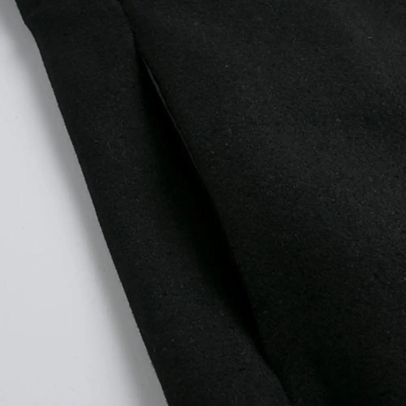 Description Picture 5 of itemPopular Men Jacket  Solid Color Warm Winter Jacket  Slim-fitting Buttons Jacket