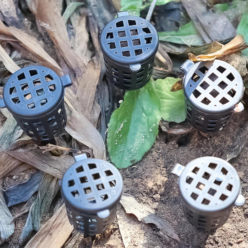 Description Picture 5 of item100/20Pcs Plant Fertilizer Baskets Dome Case Plastic Automatic Nursery Pots With Lid Plant Bug Portable Bonsai Cover Box Tools