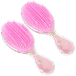 2pcs Travel Hair Detangling Hair Brush Lovely Hair Brush for Girl