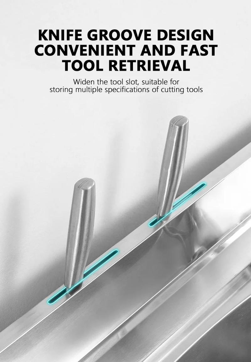 Description Picture 6 of item304 Stainless Steel Storage Kitchen Sink with Bracket Creative Home Three-layer Integrated Sink Basin Modern Kitchen Accessories