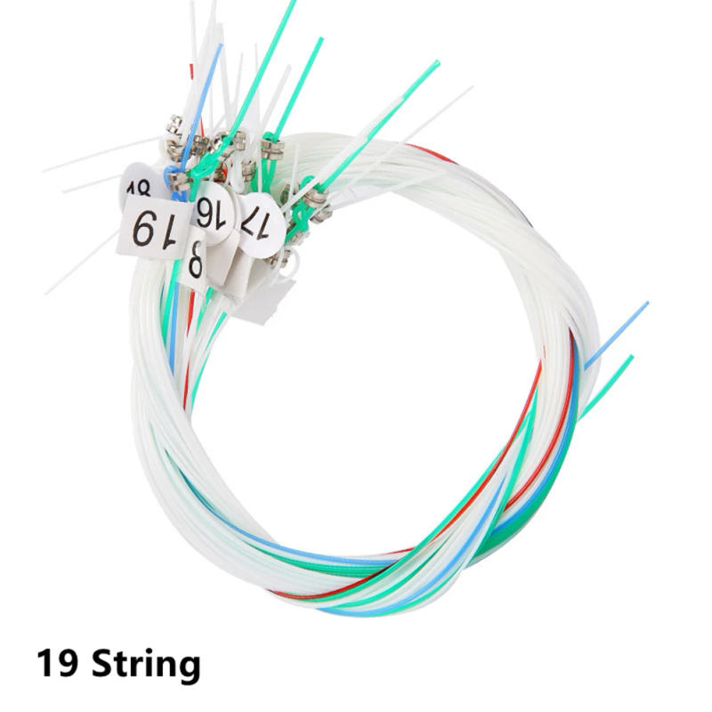 Description Picture 6 of item15/16/19/21/24Strings Lyre Brass Strings Set Lyre Harp Nylon String Replacement Musical Instruments Lyres Strings Beginners