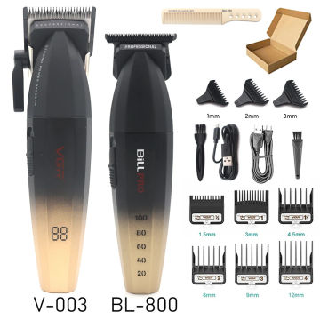 VGR V003 Full Metal USB Men's Barber Machine Professional Hair Clipper for Men Ceramic Blade Hair Cutting Machine 9000 RPM