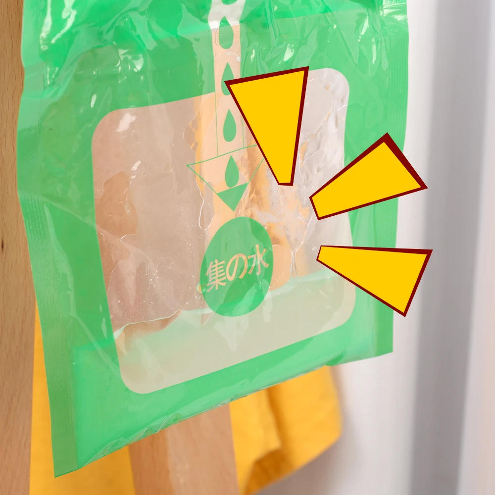 Description Picture 6 of item6/3/1Pcs Moisture Absorber Hanging Bag Home Bedroom Wardrobe Anti Damp Mildew Drying Bag Home Closet Dehumidifier Humidity Packs