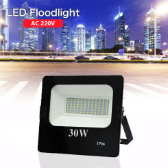 LED Floodlight 30W Flood Light Waterproof IP68 Outdoor Garden Lighting Reflector Spotlight Street Gate Wall Lamp White Light