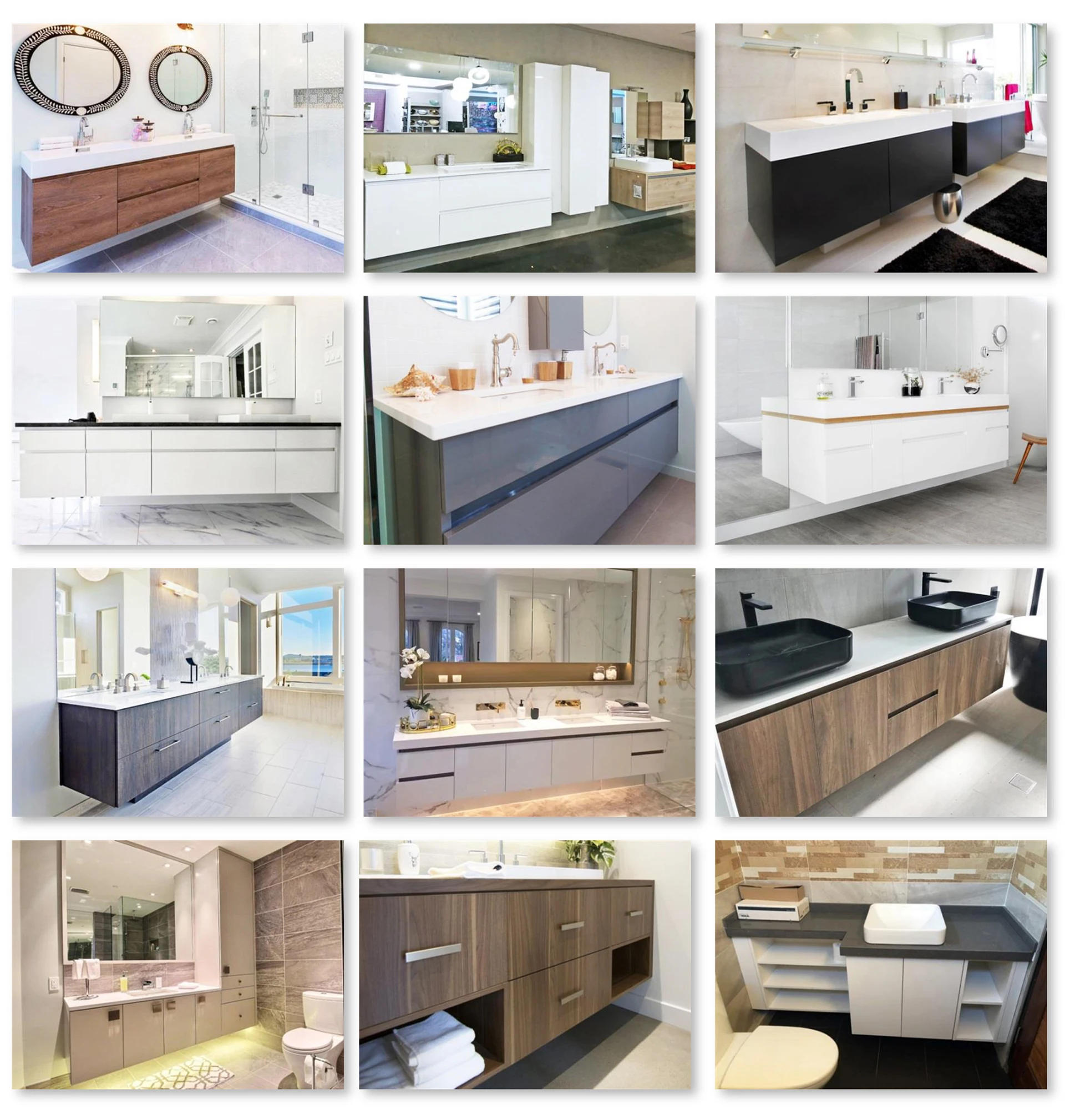 Description Picture 4 of itemPA luxury hotel furniture modern design cabinet mirror bathroom vanity