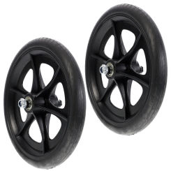 Drive Transport Chair Parts Wheelchair Tires Front Castor Wheels Caster Replacement for Walker Rubber Walkers
