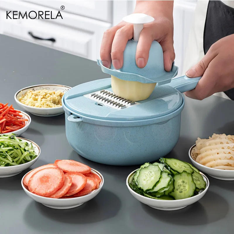 Description Picture 2 of itemVegetable Chopper Multifunctional Grater Cutter Kitchen Accessories Manual Fruit Slicer Potatos Shredders Cheese Onions Slicers
