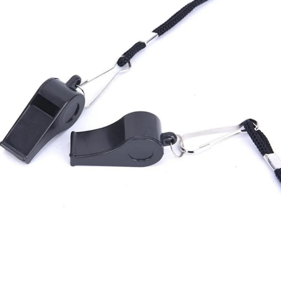 Description Picture 5 of itemHigh Quality Black Whistle Referee Game Halter Whistle Outdoor Travel Hiking Whistle Suitable For Basketball Volleyball Games