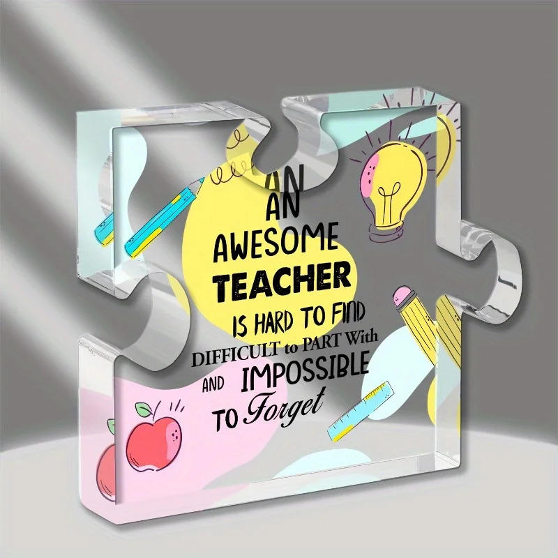 Description Picture 2 of itemTeacher Appreciation Gifts an Awesome Teacher is Hard to Find Desk Decor Best Teacher