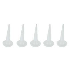 5pcs Common Glue Tip Caulking Nozzle Plastic Glass Soft Glue Caulkings Nozzles Home Construction Remover Grout Tools Accessory