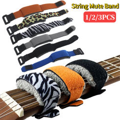 1/2/3pcs Guitar Fret Strings Mute Noise Damper Guitar Tape Dampeners String Wraps Instruments Accessories for Guitar Bass Ukule